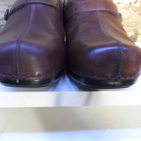 DANSKO Brown Leather Solstice PRO Work CLOGS Comfort SHOES - Size 39 - Picture 5 of 6